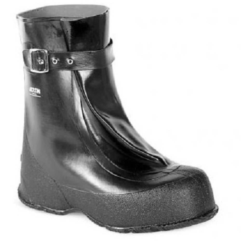 New Mens Acron XTRA black strap rubber overshoes